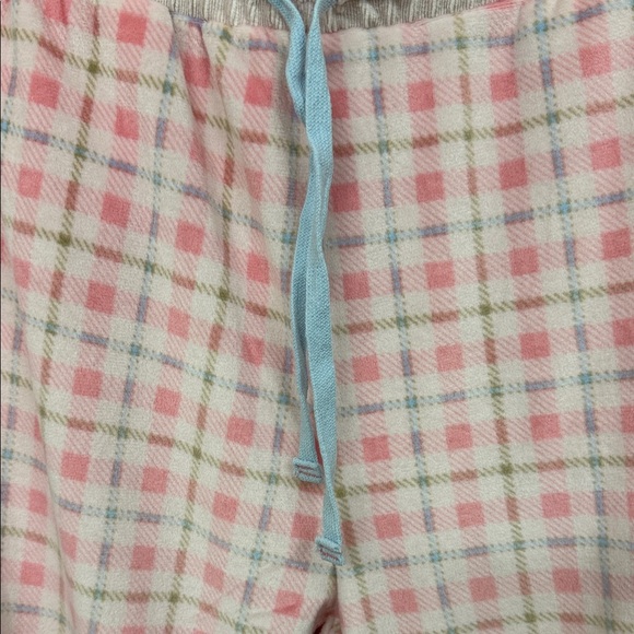 Honeydew “Homebody” Velour Top & Jogger SET in Ballet Pink Plaid: Medium - Picture 7 of 7